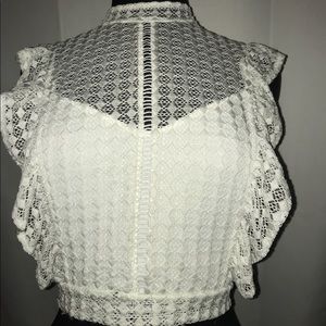 Forever 21 Lace Crop Top